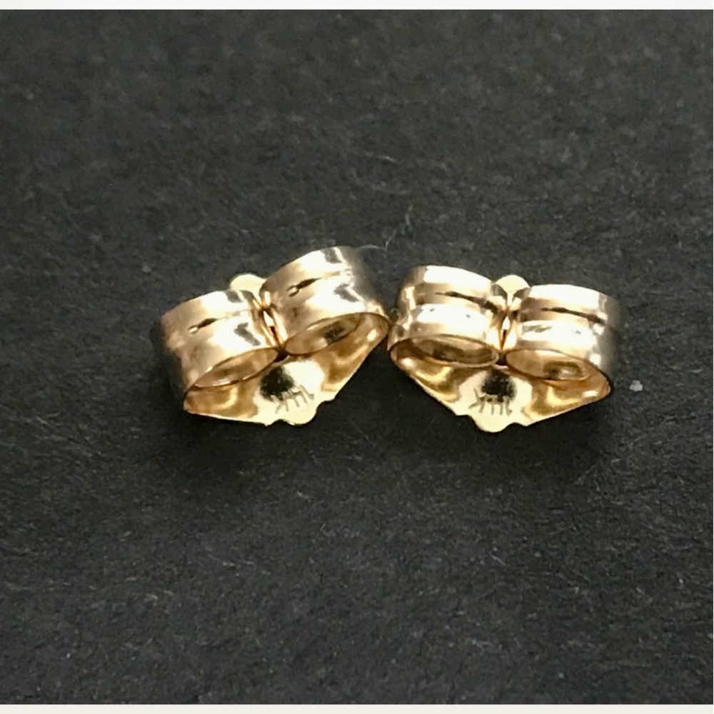 LOW START!🔥14KG Gold Earring Backs - Picture 5 of 6